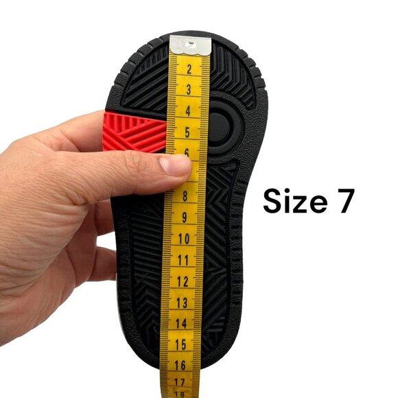 Adidas Toddler Boys Slip on Shoes Size 7 White Black Red Comfortable Sneakers - Picture 13 of 15